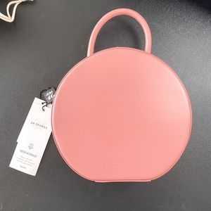 Mansur Gavriel circle bag in blush